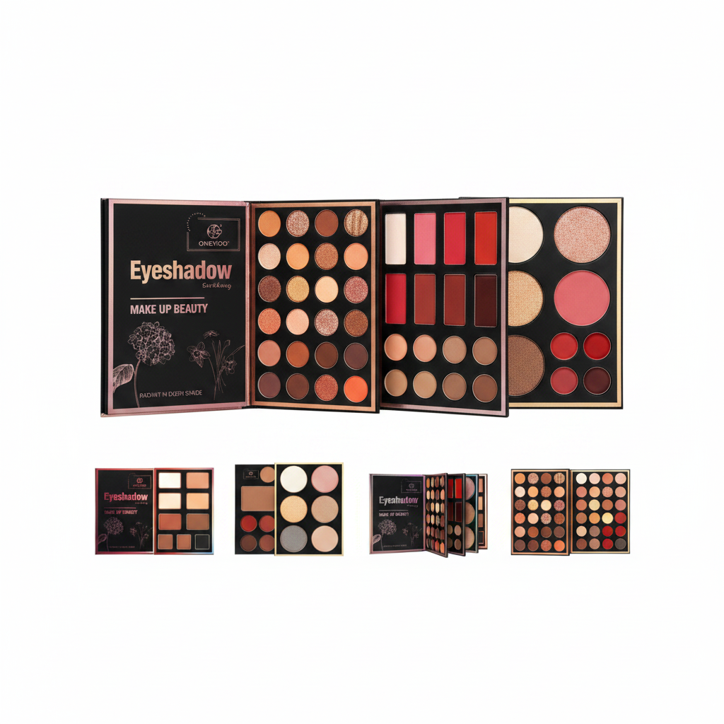 Makeup Palette White Background Clean